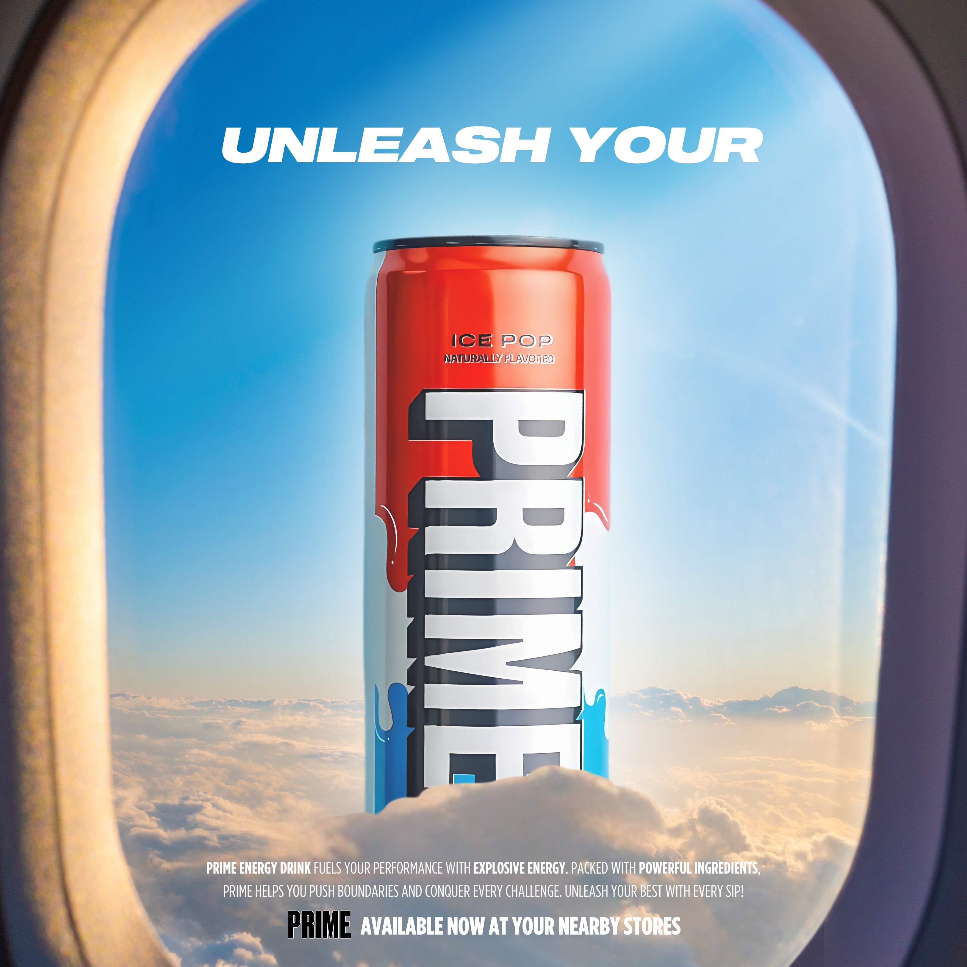 Prime Energy Drink – Sky Poster